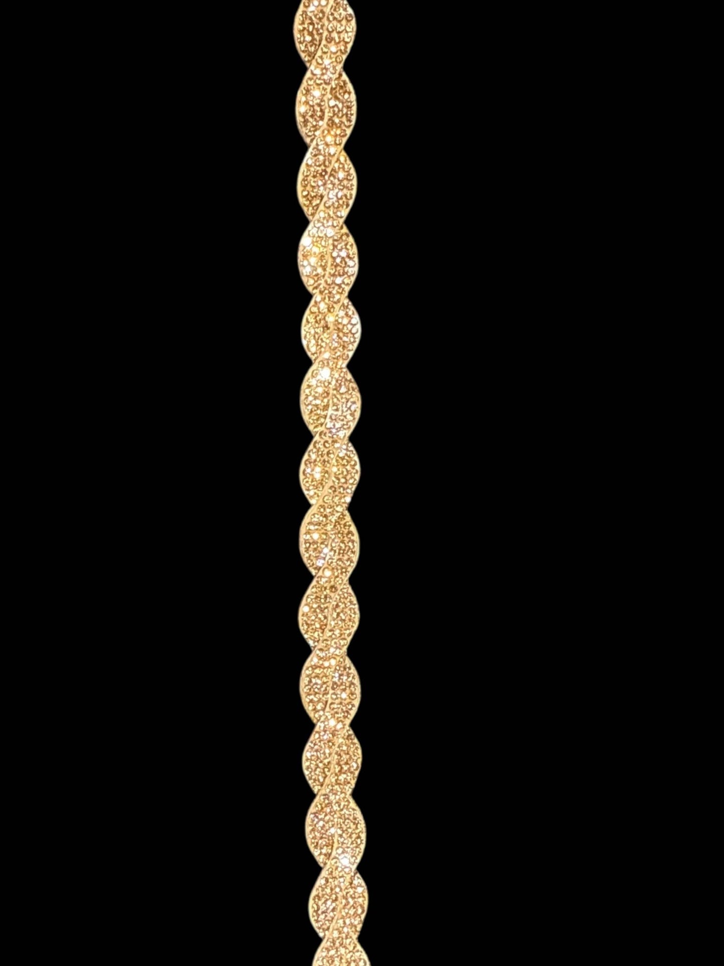 Twisted Rhinestone Band