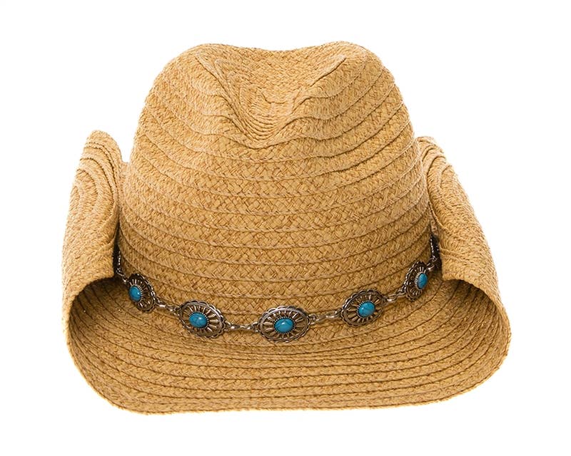 Hat Band - Concho Chain