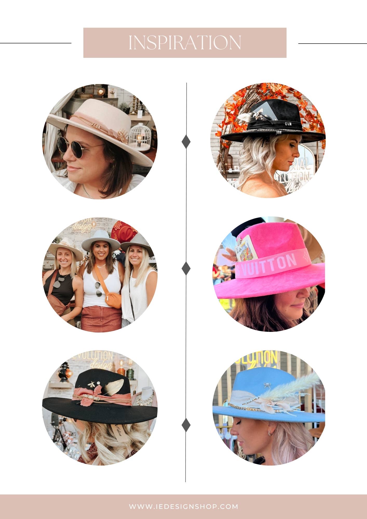 Assorted 10 Pack - Hat Bar Bobby Pins + Brooches