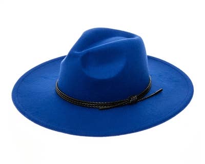 Vegan Felt Flat Brim Rancher Hat