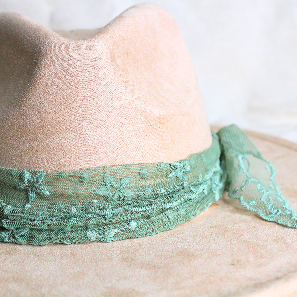 Stretch Lace Hat Band-Star