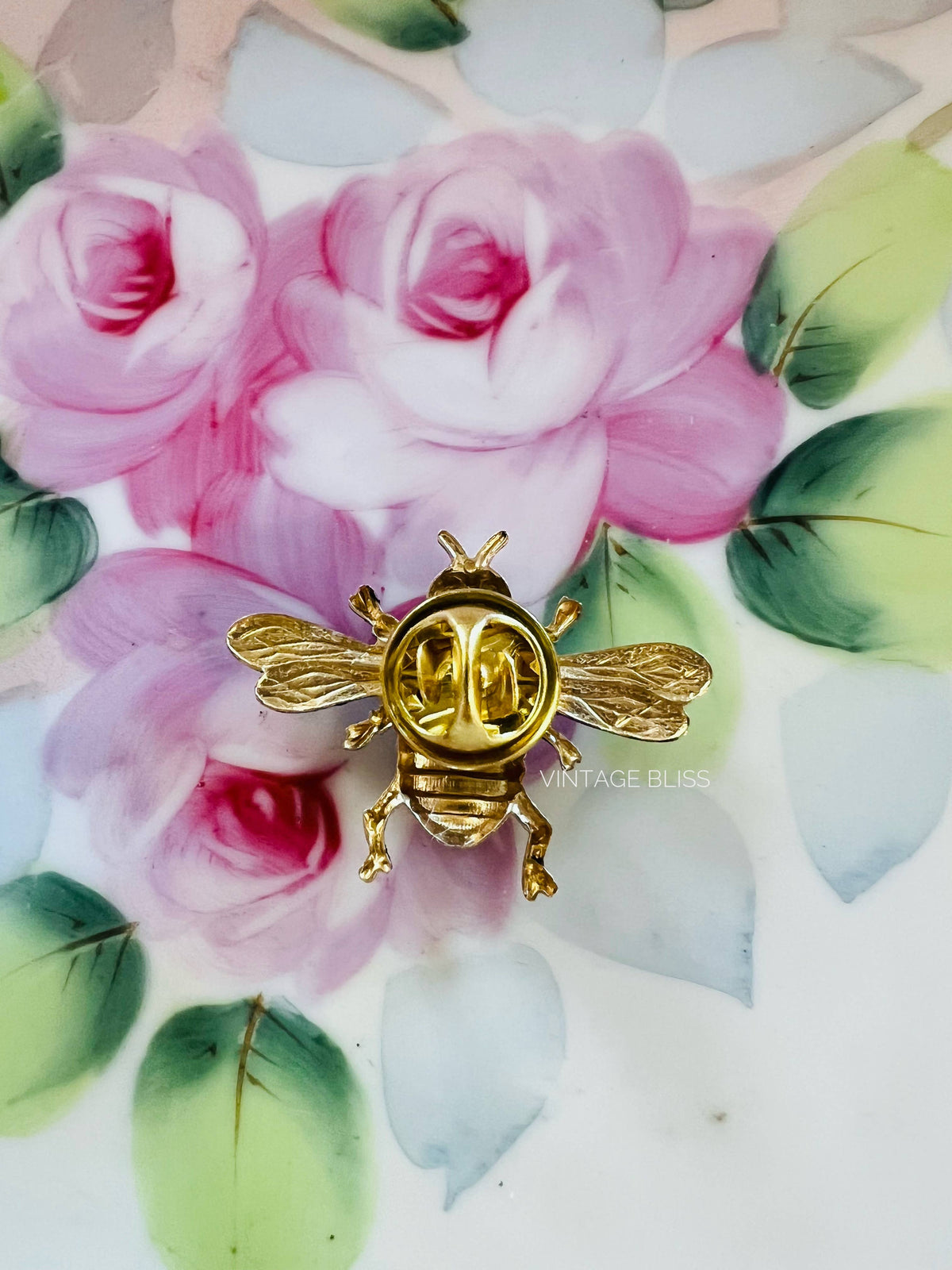 Brass Patina Bumble Bee Hat Pin Hat Bar