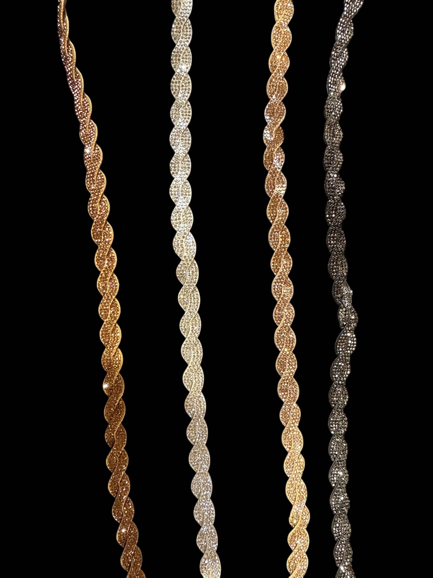Twisted Rhinestone Band
