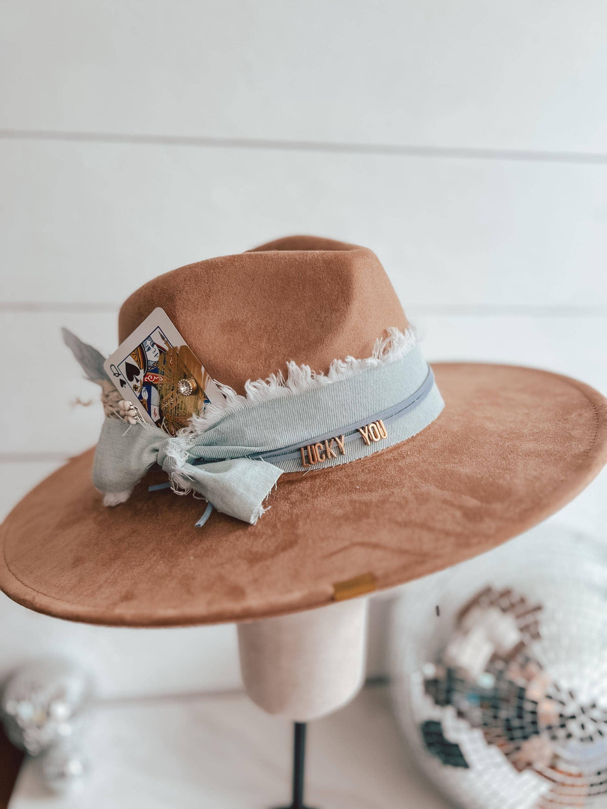Lucky You Denim - Rancher Style Hat