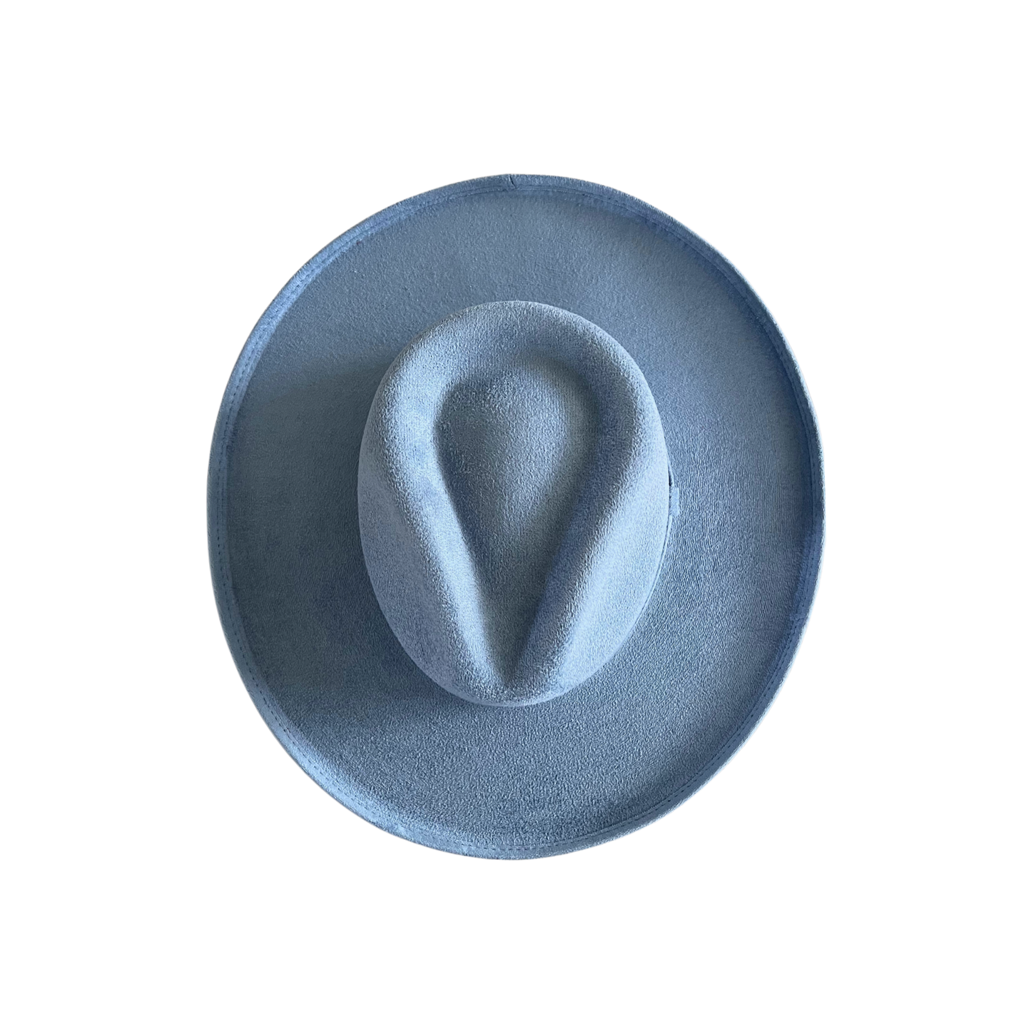 Vegan Pencil Curl Stiff Brim Fedora Hat