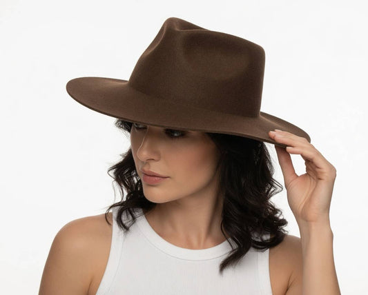 Australian Wool Rancher Hat - Dark Colors - Various Sizes