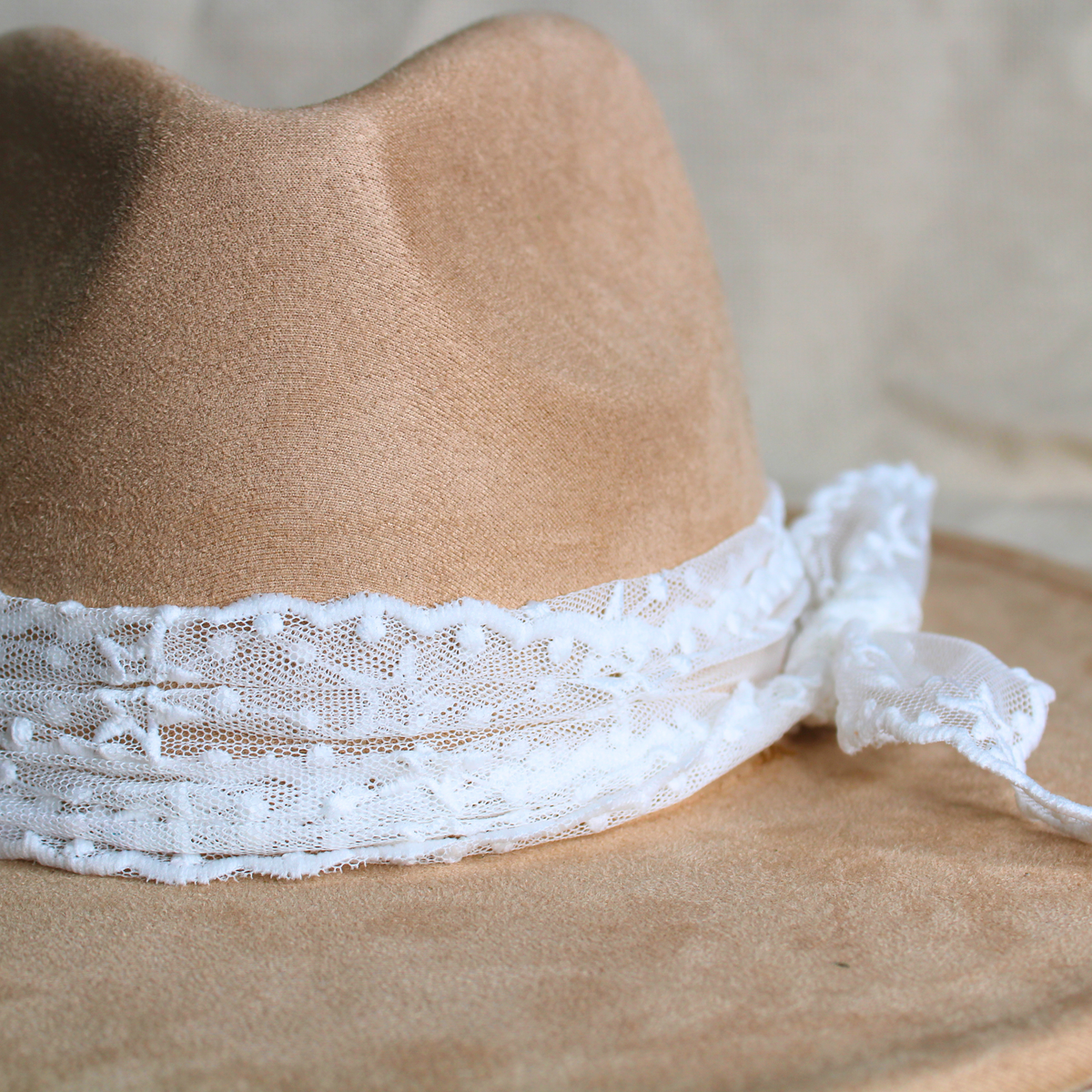 Stretch Lace Hat Band-Star