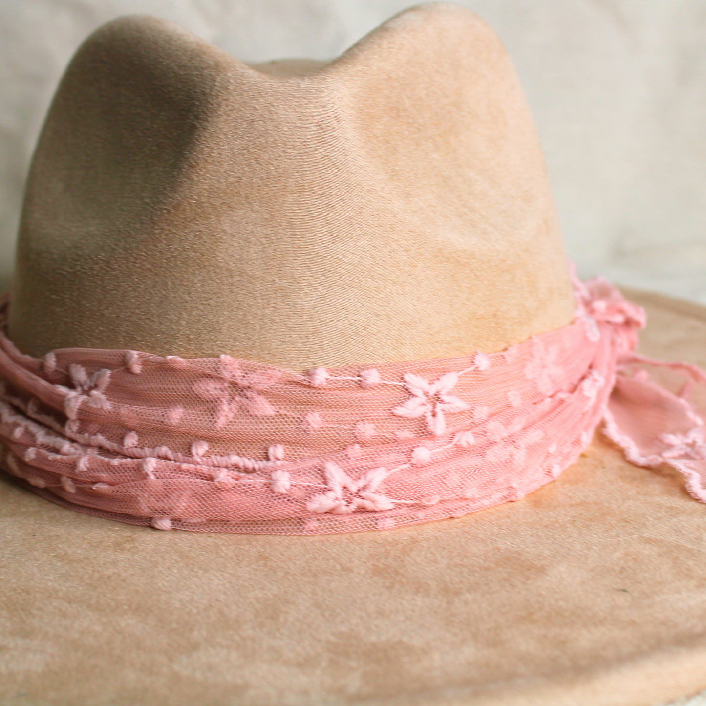 Stretch Lace Hat Band-Star
