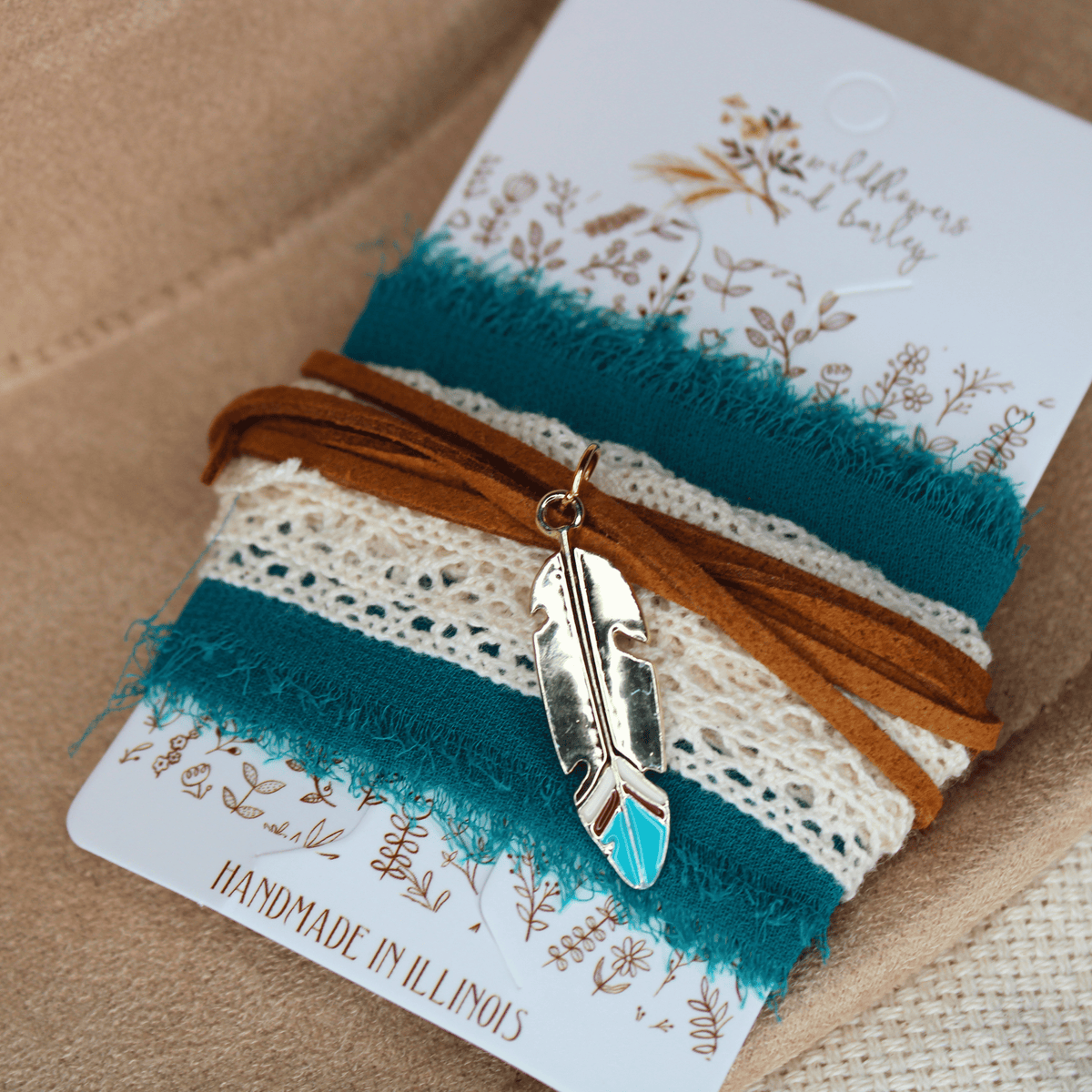 Wildflowers and Barley™ DIY Hat Band Kit | Turquoise Trails