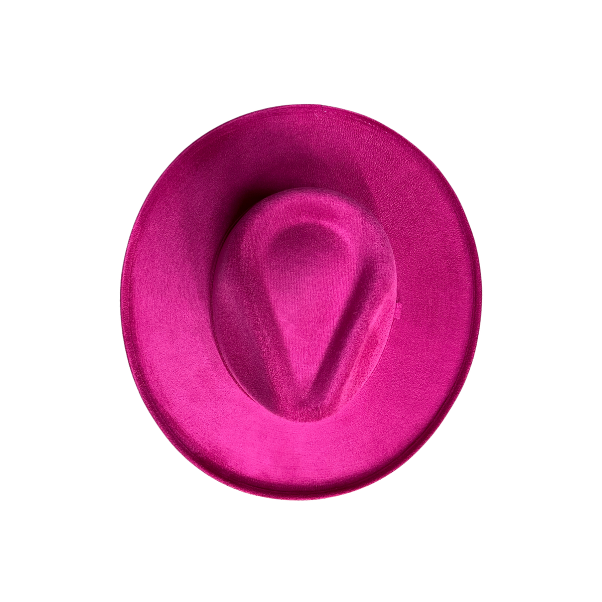 Vegan Pencil Curl Stiff Brim Fedora Hat