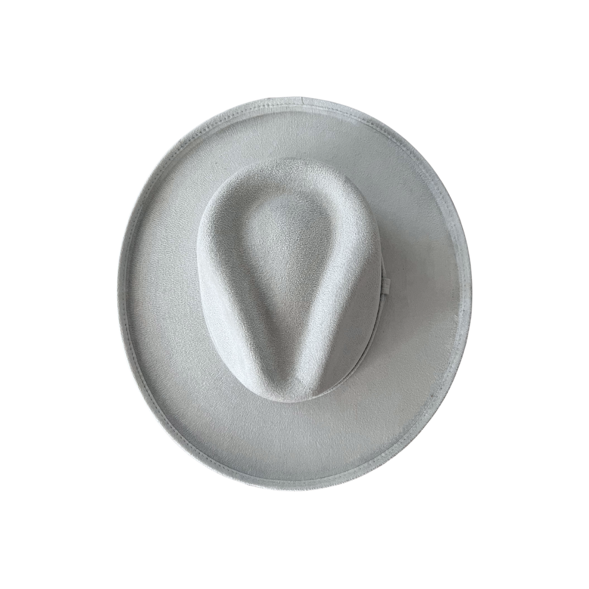 Vegan Pencil Curl Stiff Brim Fedora Hat