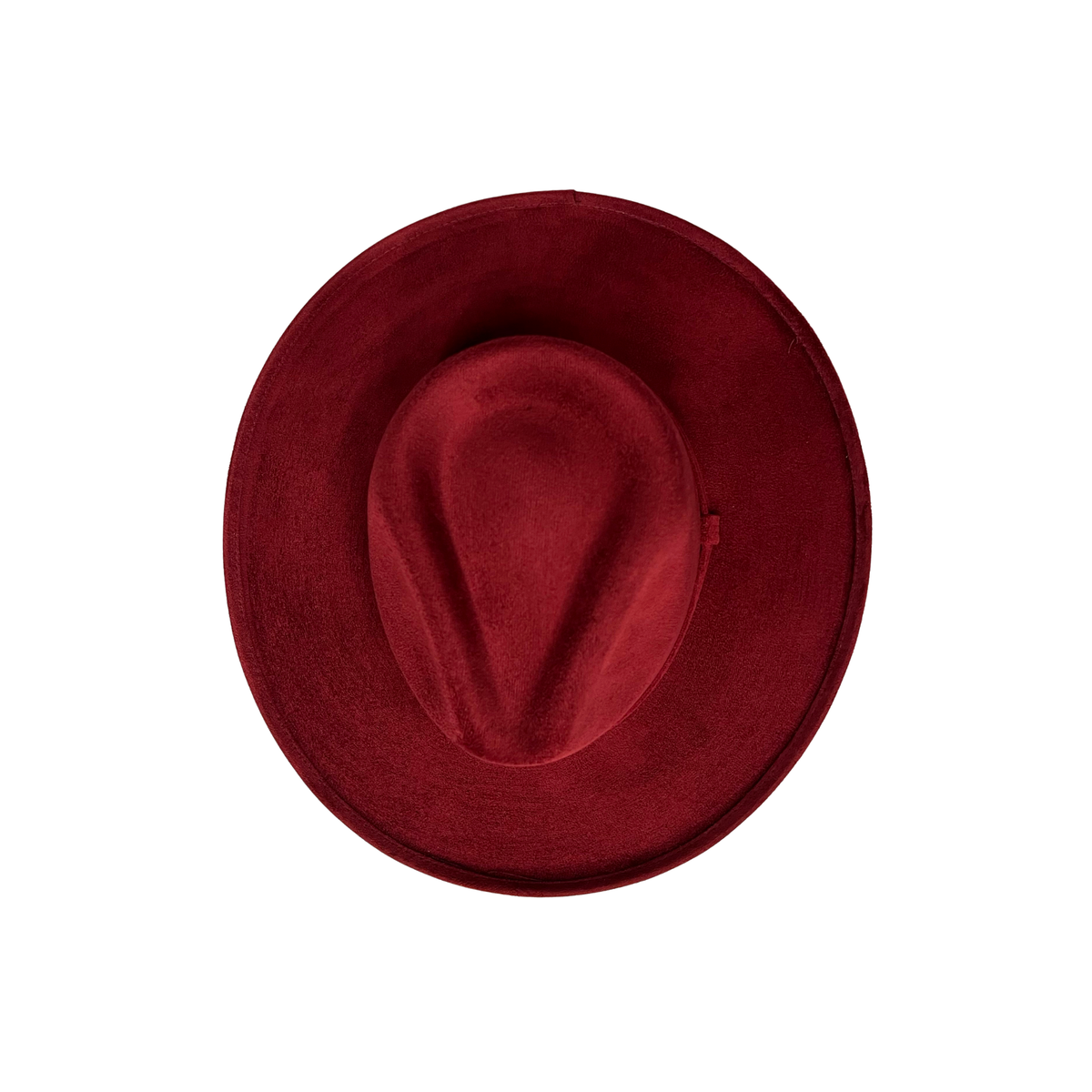 Vegan Pencil Curl Stiff Brim Fedora Hat