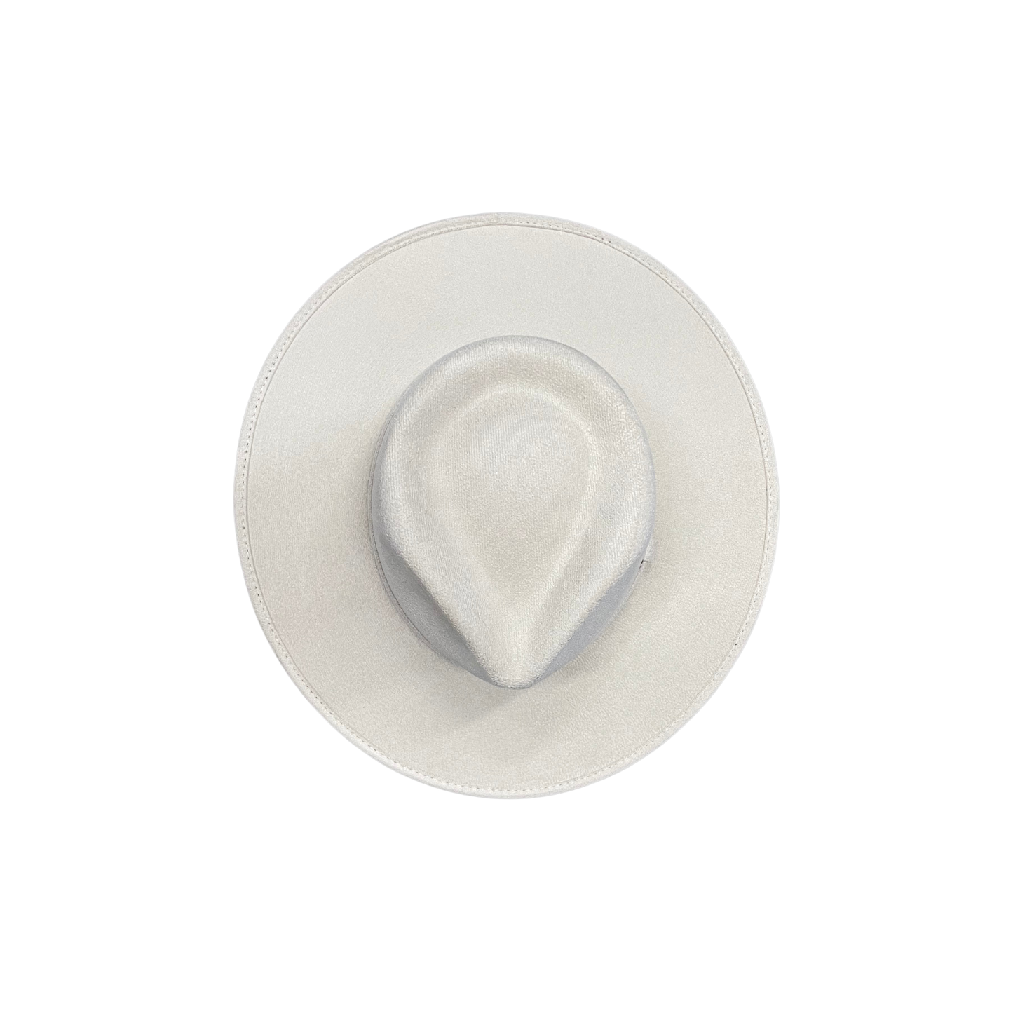 Vegan Suede Tear Drop Hat