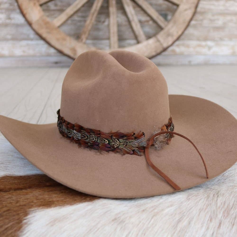 Feather Hat Band - Brazos