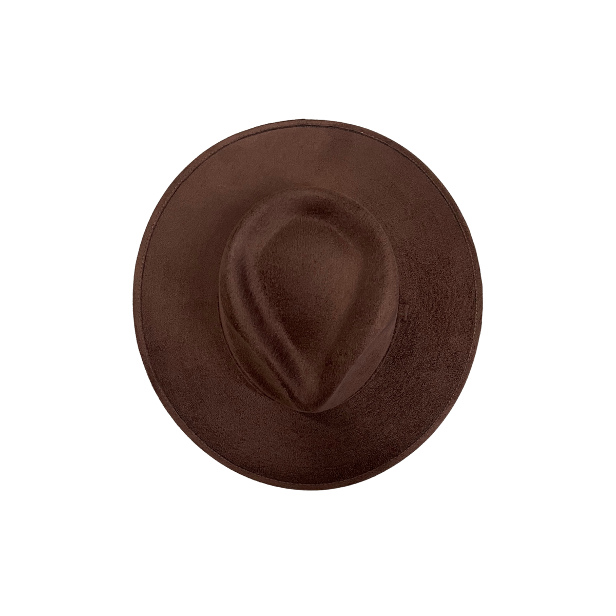 Vegan Suede Tear Drop Hat