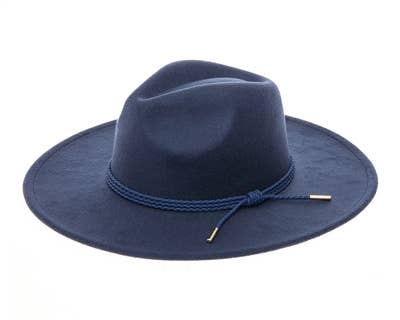 Vegan Felt Flat Brim Rancher Hat