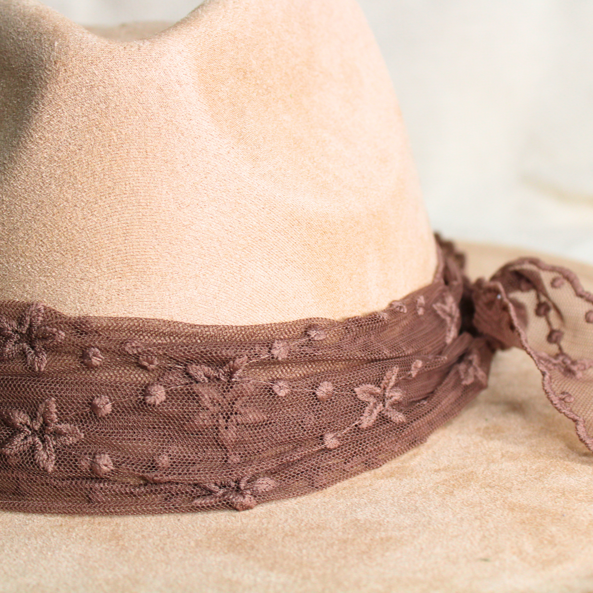 Stretch Lace Hat Band-Star