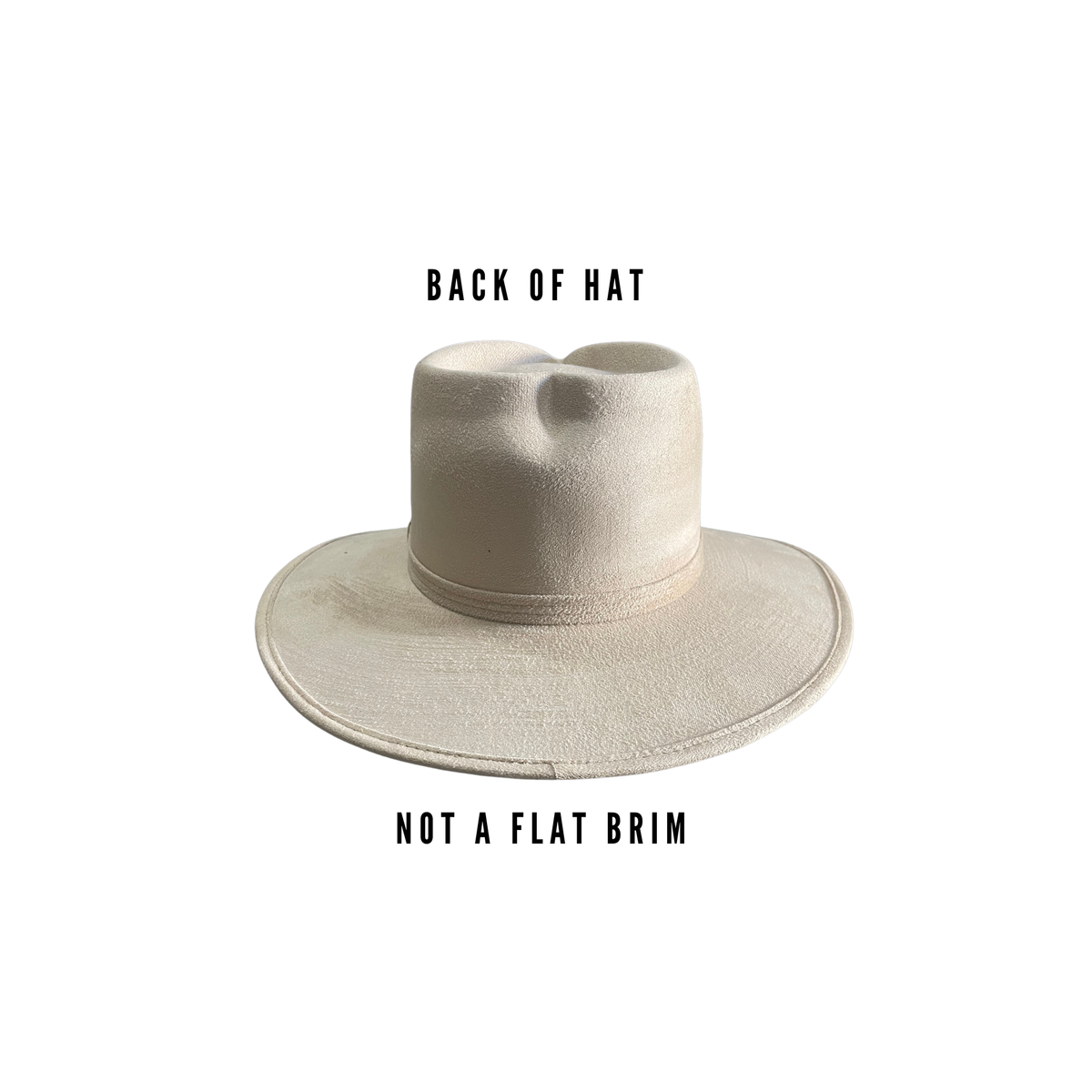 Vegan Suede Sweetheart Fedora Hat