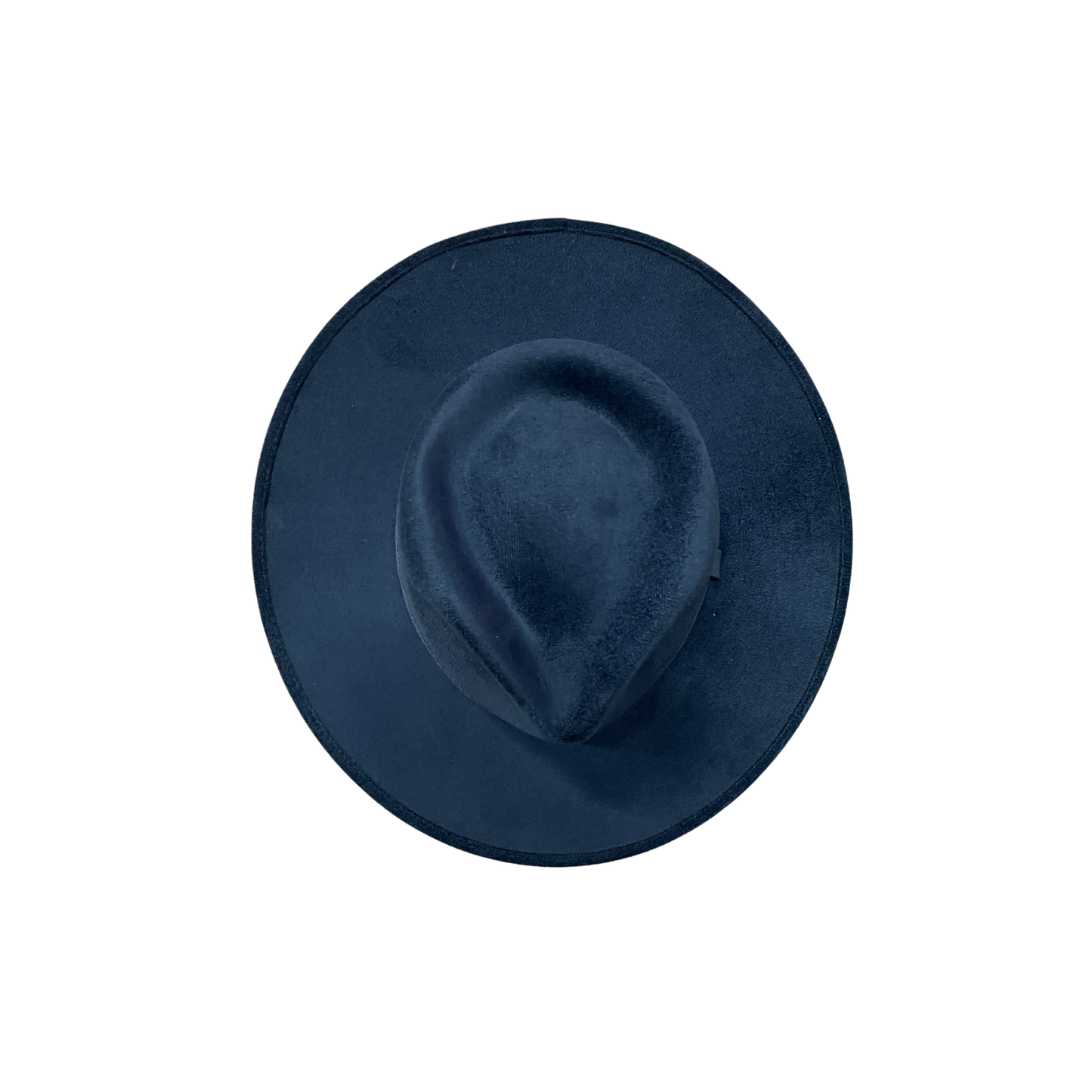 Vegan Suede Tear Drop Hat