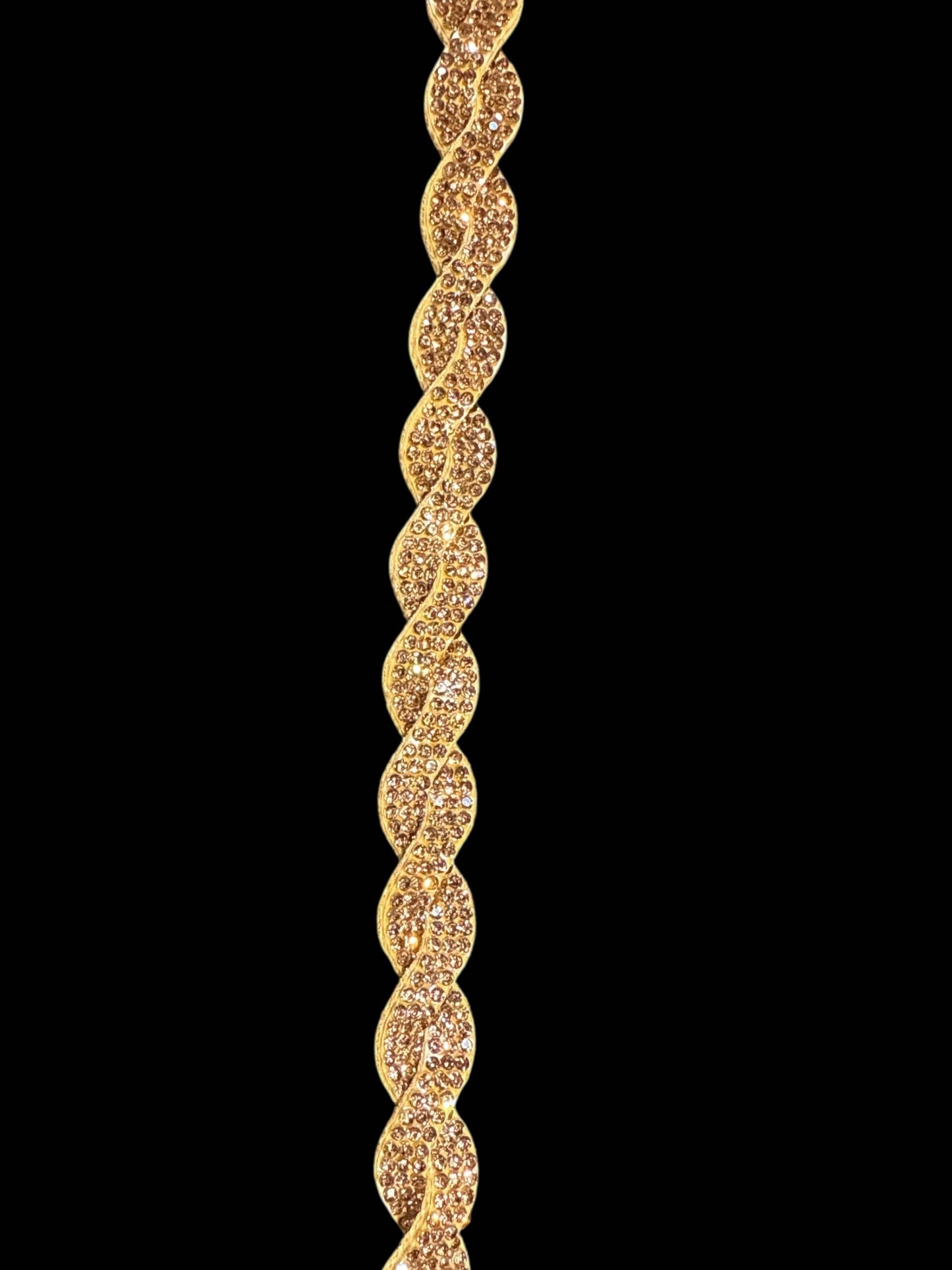 Twisted Rhinestone Band